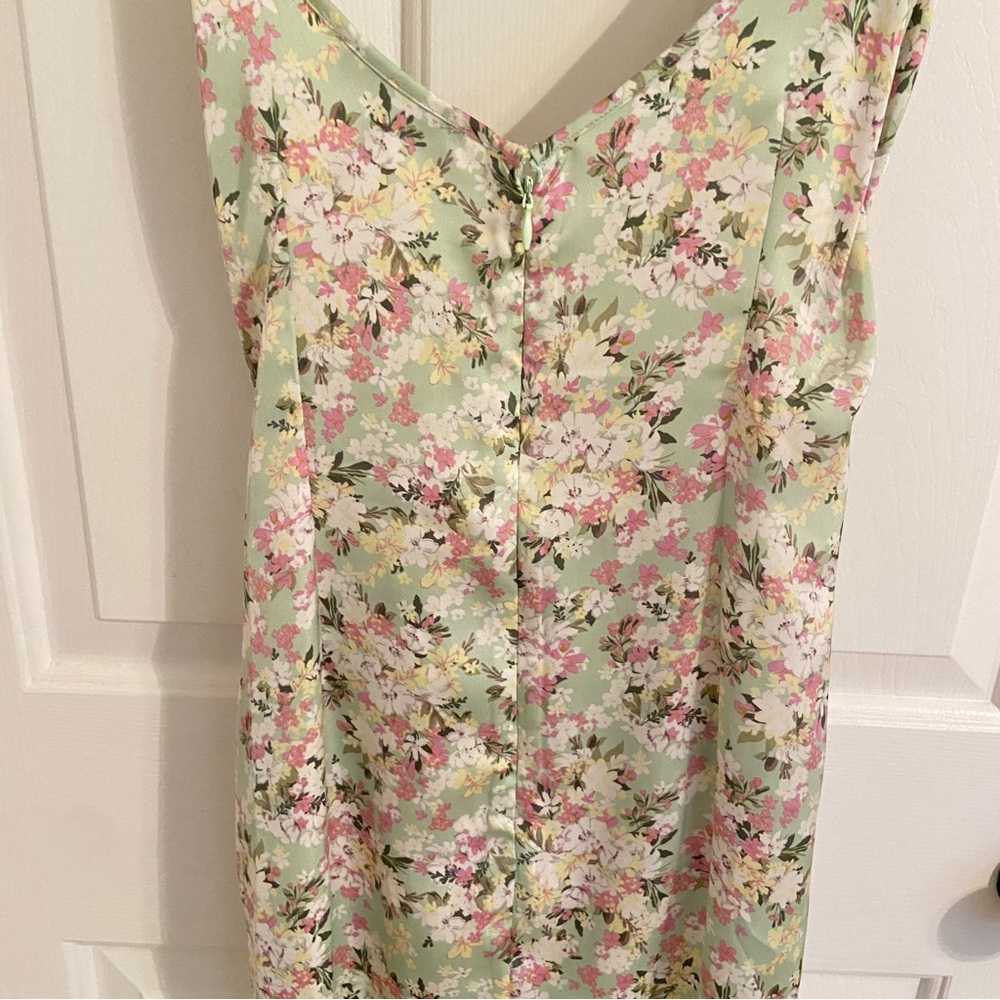 BCBGeneration Womens Dress V-Neck Floral Midi XS - Picture 5 of 11